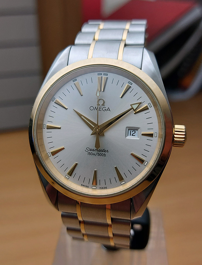 Omega Seamaster SS & YG Aqua Terra Quartz Wristwatch Ref. 2317.30